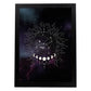 Lamina con la constelación Virgo. Poster con símbolo del Zodiaco en y Fondo del Cielo Estrellado-Artwork-Nacnic-A4-Marco Negro-Nacnic Estudio SL