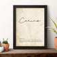 Lámina con la definición de la palabra Cariño en con Fondo Vintage-Artwork-Nacnic-Nacnic Estudio SL