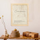 Lámina con la definición de la Palabra Cariñosa en con Fondo Vintage-Artwork-Nacnic-Nacnic Estudio SL