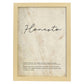 Lámina con la definición de la palabra Honesto en con Fondo Vintage-Artwork-Nacnic-A3-Marco Madera clara-Nacnic Estudio SL