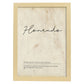 Lámina con la definición de la palabra Honrado en con Fondo Vintage-Artwork-Nacnic-A3-Marco Madera clara-Nacnic Estudio SL