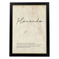 Lámina con la definición de la palabra Honrado en con Fondo Vintage-Artwork-Nacnic-A3-Marco Negro-Nacnic Estudio SL