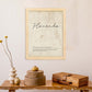 Lámina con la definición de la palabra Honrado en con Fondo Vintage-Artwork-Nacnic-Nacnic Estudio SL