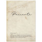 Lámina con la definición de la palabra Paciente en con Fondo Vintage-Artwork-Nacnic-A4-Sin marco-Nacnic Estudio SL