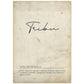 Lámina con la definición de la palabra Tribu en con Fondo Vintage-Artwork-Nacnic-A4-Sin marco-Nacnic Estudio SL