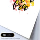 Lámina con mensajes felices coloridos.Poster 'Se Salvaje Y Libre'-Artwork-Nacnic-Nacnic Estudio SL
