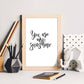Lámina con mensajes felices en blanco y negro.Poster 'Eres Mi Sol'-Artwork-Nacnic-Nacnic Estudio SL