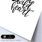 Lámina con mensajes felices en blanco y negro.Poster 'Espiritu Libre Corazon Libre'-Artwork-Nacnic-Nacnic Estudio SL