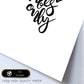 Lámina con mensajes felices en blanco y negro.Poster 'Solo Buena Onda'-Artwork-Nacnic-Nacnic Estudio SL