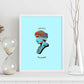 Lámina de Arcadia. Pósters con bustos minimalistas de los dioses de la mitología griega.-Artwork-Nacnic-Nacnic Estudio SL