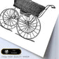 Lámina de Carrito de bebe. Posters con objetos vintage.-Artwork-Nacnic-Nacnic Estudio SL