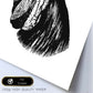 Lámina de Gallo. Posters con animales en blanco y negro.-Artwork-Nacnic-Nacnic Estudio SL