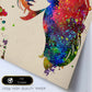 Lámina de la famosa Amy Winehouse en estilo explosión de color . Poster coleccción músicos. Papel 250 gr .-Artwork-Nacnic-Nacnic Estudio SL