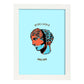 Lámina de Neoclásico. Pósters con bustos minimalistas de los dioses de la mitología griega.-Artwork-Nacnic-A3-Marco Blanco-Nacnic Estudio SL