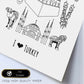 Lámina de Turquía. Pósters de países y ciudades del mundo. Imágenes de monumentos y viajes.-Artwork-Nacnic-Nacnic Estudio SL