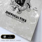 Lámina Dificultades técnicas. Pósters con ilustraciones de dibujos retro en tonos grises.-Artwork-Nacnic-Nacnic Estudio SL
