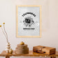 Lámina Dificultades técnicas. Pósters con ilustraciones de dibujos retro en tonos grises.-Artwork-Nacnic-Nacnic Estudio SL