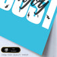Lámina Disfruta. Pósters con diseño de rótulo y mensajes motivacionales para el día a día.-Artwork-Nacnic-Nacnic Estudio SL