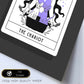 Lámina El carro. Pósters con originales ilustraciones de las cartas Tarot.-Artwork-Nacnic-Nacnic Estudio SL