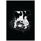 Lámina en blanco y negro de La via lactea en Poster fondo negro. Papel 250 gr y tintas de alta calidad.-Artwork-Nacnic-A4-Sin marco-Nacnic Estudio SL