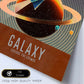 Lámina Galaxia. Pósters con detalladas ilustraciones del espacio. Coloridas imágenes de satélites, estrellas y planetas.-Artwork-Nacnic-Nacnic Estudio SL