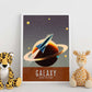 Lámina Galaxia. Pósters con detalladas ilustraciones del espacio. Coloridas imágenes de satélites, estrellas y planetas.-Artwork-Nacnic-Nacnic Estudio SL
