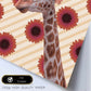 Lámina Girafa Funky. Pósters con collages de Pop Art. Fondos con coloridos patrones funky. Decoración de interiores. Tamaño A4.-Nacnic-Nacnic Estudio SL