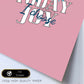 Lámina Hoy elijo alegría. Pósters con ilustraciones florales en tonos pastel.-Artwork-Nacnic-Nacnic Estudio SL