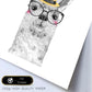 Lámina infantil Alpaca con sombrero de paja y gafas Poster de animales en-Artwork-Nacnic-Nacnic Estudio SL