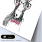 Lámina infantil Caballo bebe con gafas y pajarita Poster infantil-Artwork-Nacnic-Nacnic Estudio SL