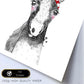 Lámina infantil Caballo bebe con pañuelo en la cabeza poster animales infantiles-Artwork-Nacnic-Nacnic Estudio SL