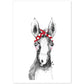 Lámina infantil Caballo bebe con pañuelo en la cabeza poster animales infantiles-Artwork-Nacnic-A4-Sin marco-Nacnic Estudio SL