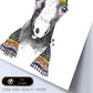 Lámina infantil Caballo bebe con pañuelo y flores poster animales infantiles-Artwork-Nacnic-Nacnic Estudio SL