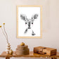 Lámina infantil Ciervo bebe blanco y negro poster animales infantiles-Artwork-Nacnic-Nacnic Estudio SL