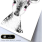 Lámina infantil Ciervo bebe con pañuelo en la cabeza poster animales infantiles-Artwork-Nacnic-Nacnic Estudio SL