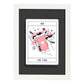 Lámina La estrella. Pósters con originales ilustraciones de las cartas Tarot.-Artwork-Nacnic-A3-Marco Blanco-Nacnic Estudio SL