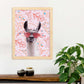 Lámina Llama Funky. Pósters con collages de Pop Art. Fondos con coloridos patrones funky. Decoración de interiores. Tamaño A4.-Nacnic-Nacnic Estudio SL