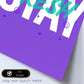 Lámina Mantente actual. Pósters con diseño de rótulo y mensajes motivacionales para el día a día.-Artwork-Nacnic-Nacnic Estudio SL