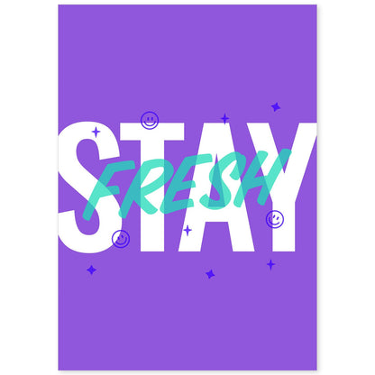 Lámina Mantente actual. Pósters con diseño de rótulo y mensajes motivacionales para el día a día.-Artwork-Nacnic-A4-Sin marco-Nacnic Estudio SL