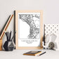 Lámina Mapa de la Ciudad Thessaloniki Estilo nordico en Blanco y negro.-Artwork-Nacnic-Nacnic Estudio SL
