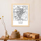 Lámina Mapa de la Ciudad Turin Estilo nordico en Blanco y negro.-Artwork-Nacnic-Nacnic Estudio SL