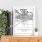 Lámina Mapa de la Ciudad Ulaanbaatar Estilo nordico en Blanco y negro.-Artwork-Nacnic-Nacnic Estudio SL