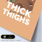 Lámina Muslos. Pósters con ilustraciones sobre el amor propio y la aceptación.-Artwork-Nacnic-Nacnic Estudio SL
