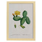 Lámina Naturaleza - 042. Pósters con ilustraciones en acuarela de Pierre-Joseph Redouté.-Artwork-Nacnic-A4-Marco Madera clara-Nacnic Estudio SL