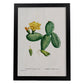 Lámina Naturaleza - 042. Pósters con ilustraciones en acuarela de Pierre-Joseph Redouté.-Artwork-Nacnic-A4-Marco Negro-Nacnic Estudio SL