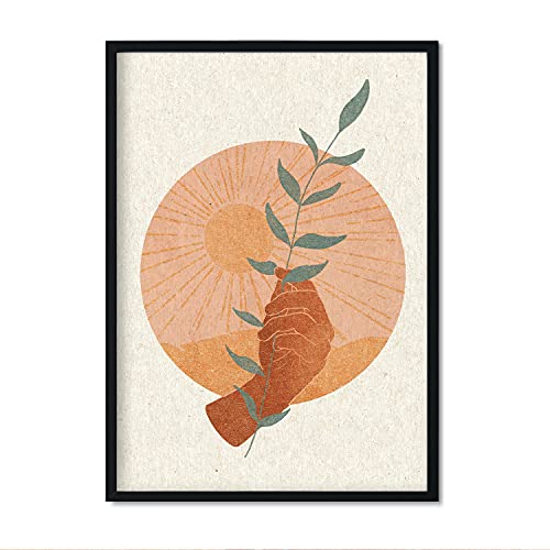 Lámina Neutral 1. Pósters con ilustraciones asbtractas en tonos pastel y neutrales.-Artwork-Nacnic-Nacnic Estudio SL