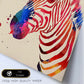 Lámina para enmarcar Zebra Regalos creativos de Animales. Laminas para enmarcar con imágenes de Animales. Regalo inolvidable para una Amiga.-Artwork-Nacnic-Nacnic Estudio SL