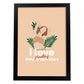 Lámina Pecas. Pósters con ilustraciones sobre el amor propio y la aceptación.-Artwork-Nacnic-A3-Marco Negro-Nacnic Estudio SL