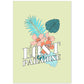 Lámina Perdido en el paraíso. Pósters con ilustraciones florales en tonos pastel.-Artwork-Nacnic-A4-Sin marco-Nacnic Estudio SL