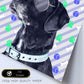 Lámina Perro Funky 2. Pósters con collages de Pop Art. Fondos con coloridos patrones funky. Decoración de interiores. Tamaño A4.-Nacnic-Nacnic Estudio SL